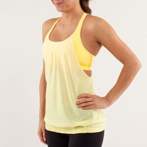 Lululemon Practice Freely Tank
Mellow Lemon / Burning Yellow